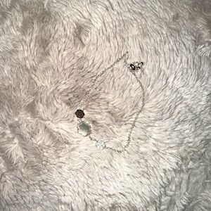 Silver Floral Bracelet